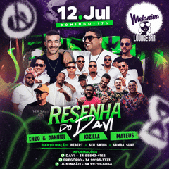 banner-evento-Resenha do Davi - 12/07